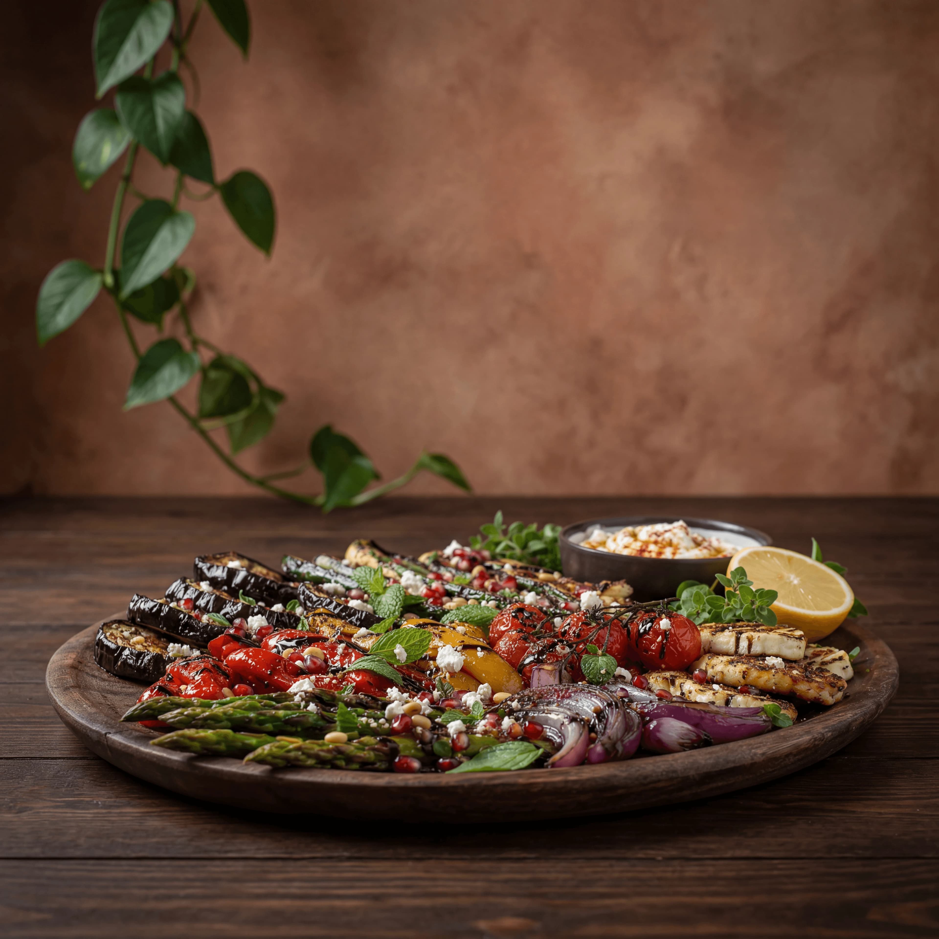Mediterranean — Charred vegetables