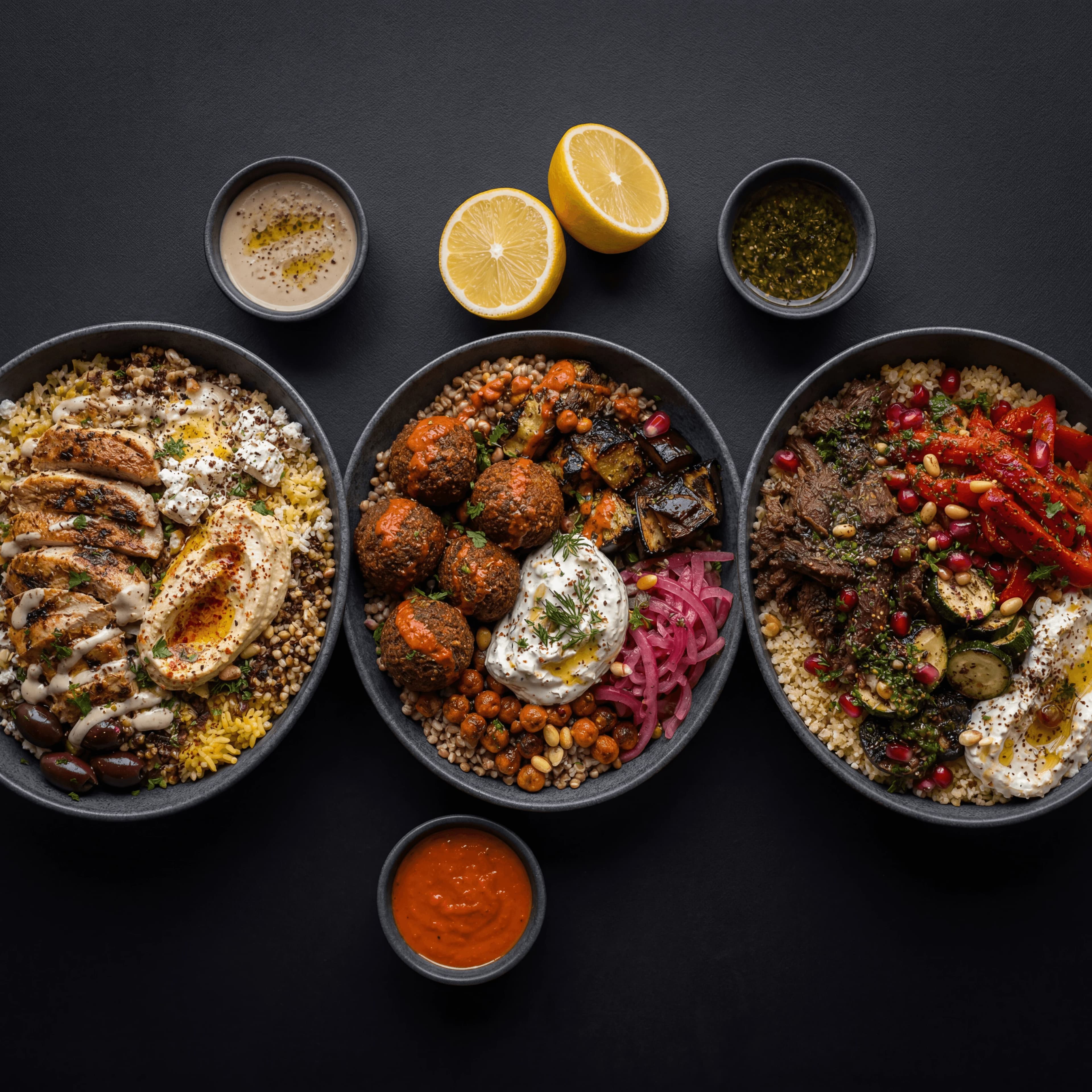 Mediterranean — Grain bowls