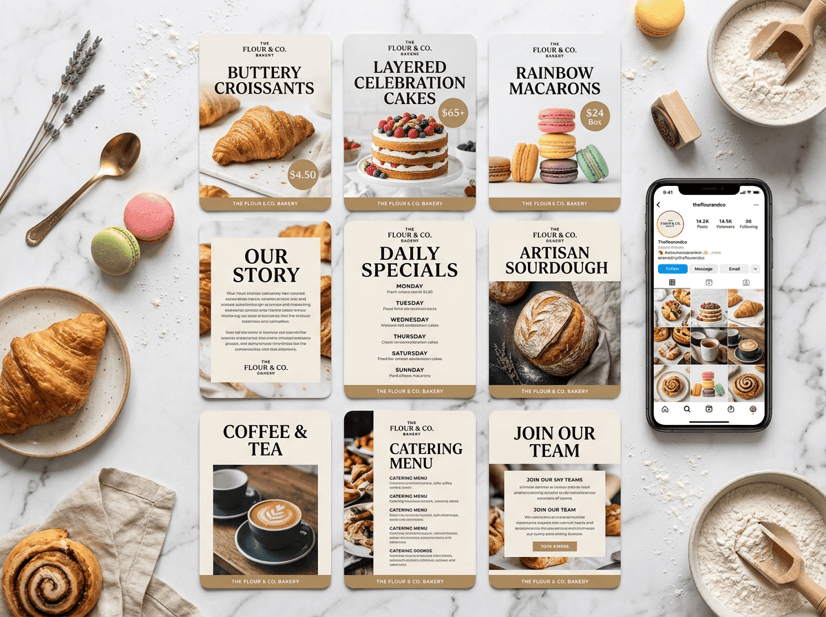 Bakeries & Pastry — Social & poster-ready