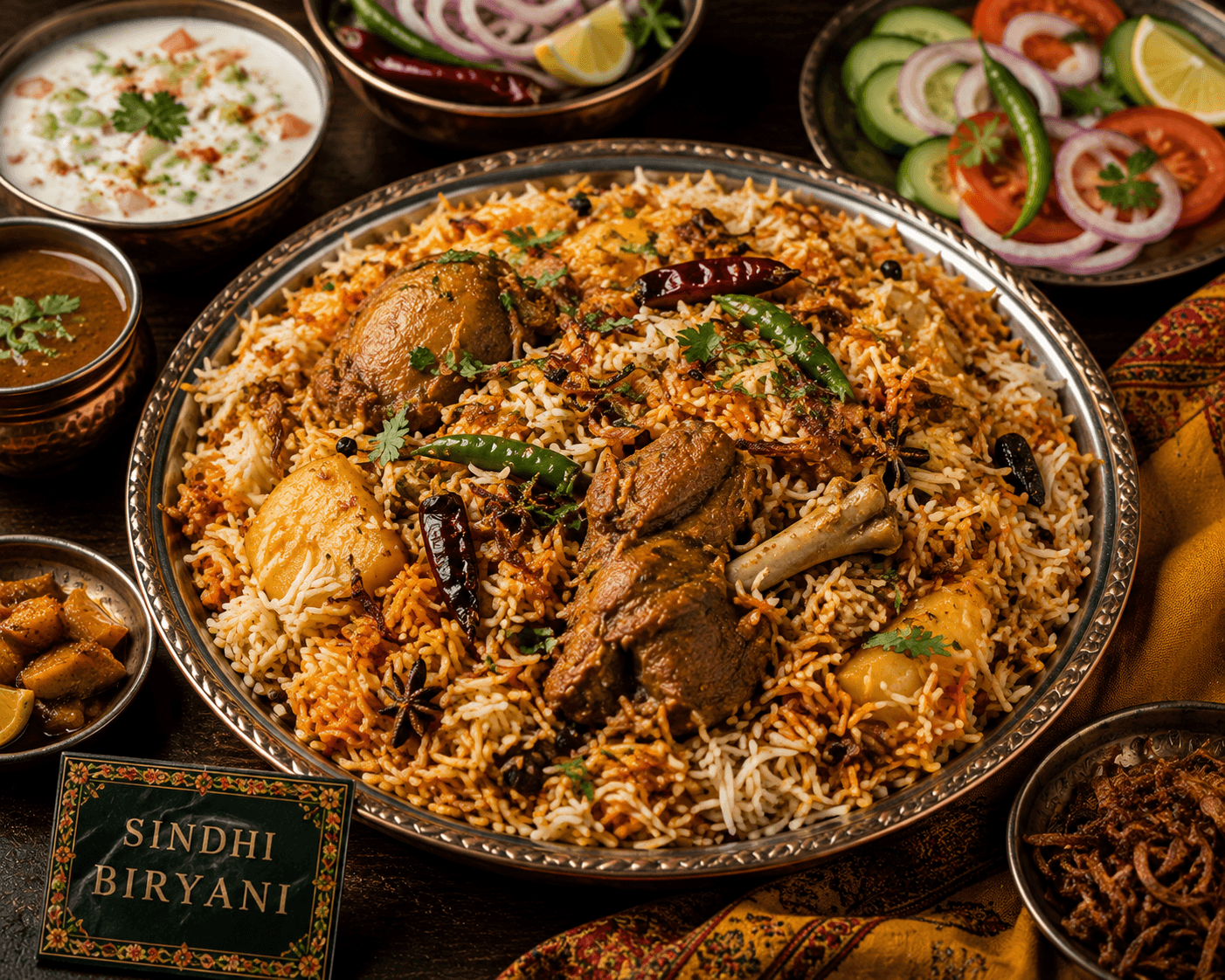 Pakistani — Sindhi biryani