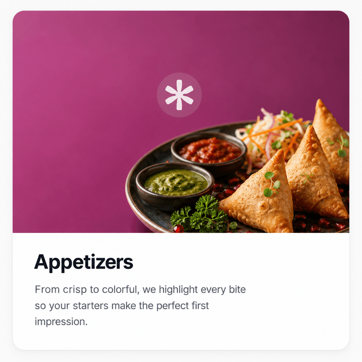 Fine Dining — Appetizers