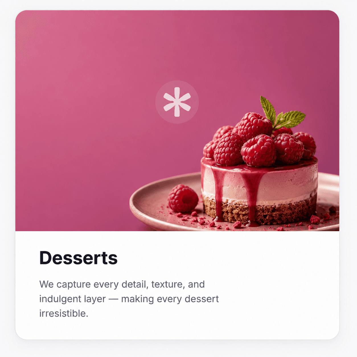 Fine Dining — Desserts